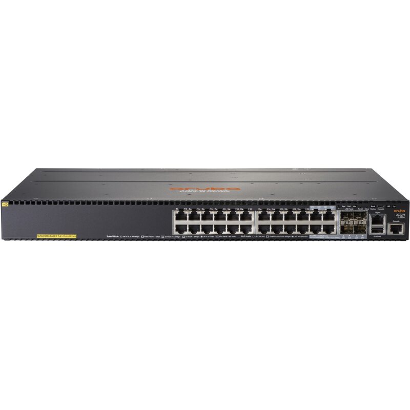 HPE Aruba Networking 2930M 24G PoE+ 1-slot Switch