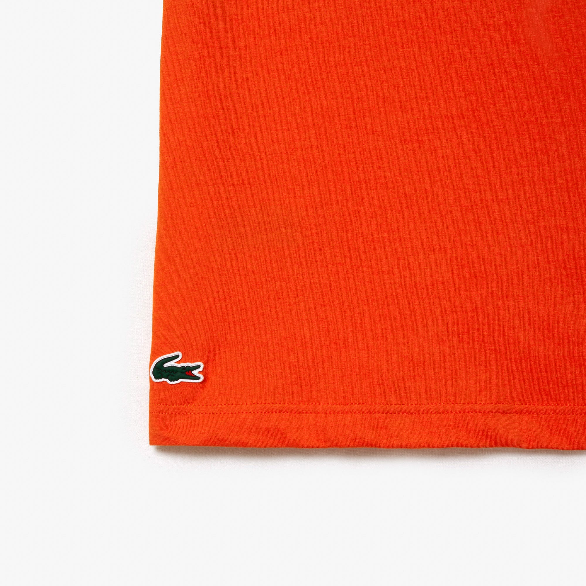 Regular Fit Sport T-Shirt aus Baumwolle T-Shirts - Orange - Lacoste - Herren