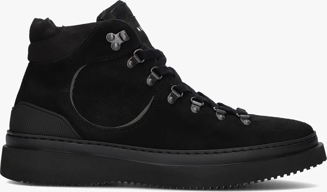 NUBIKK zwarte nubikk hoge sneaker jonah aztec