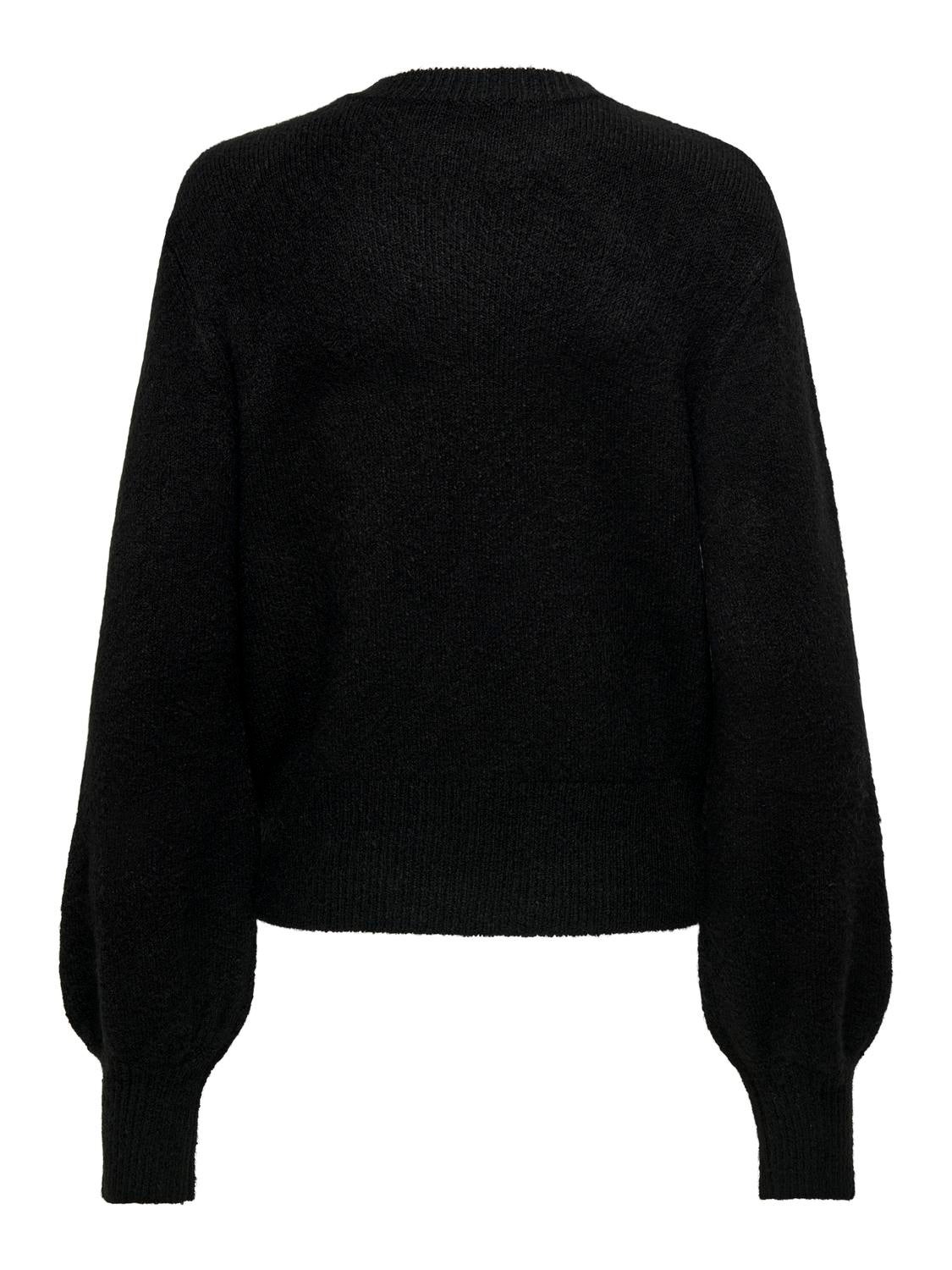 ONLAVI Strickpullover Black