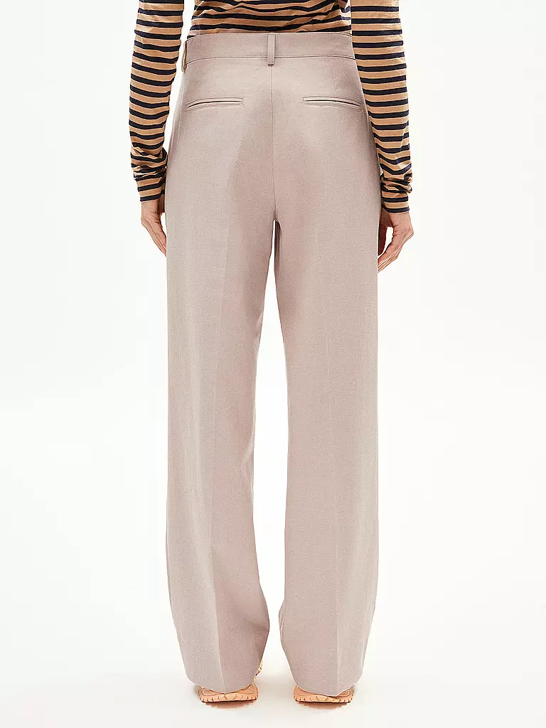 ARMEDANGELS Hose Wide Leg LEANDRAA HANDAAS camel
