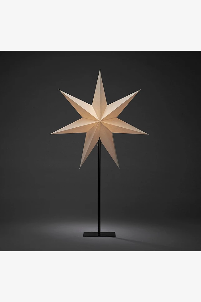 Papirstjerne metallfot høyde 80 cm