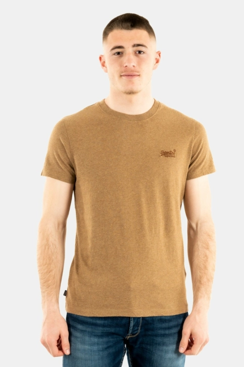 Tee shirt superdry m1011245a r6w buck tan marl