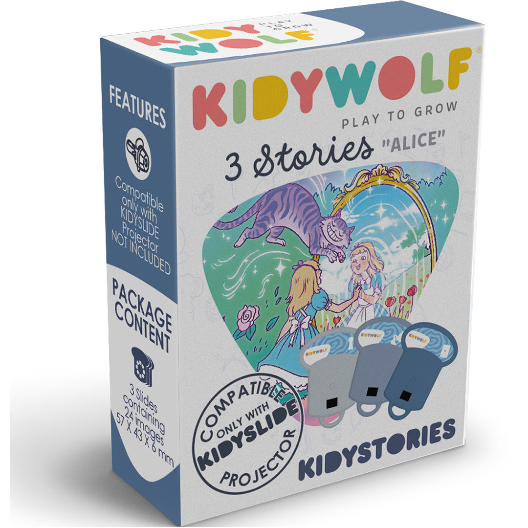 Kidywolf discs projector zaklamp kidyslide - alice in wonderland 3st