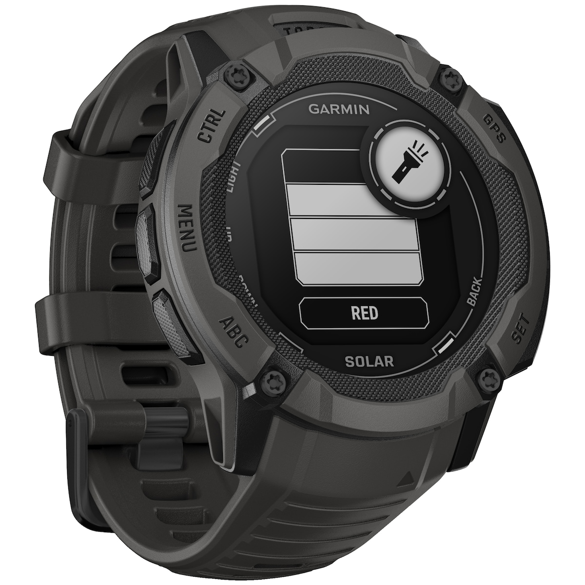 Garmin Instinct 2X Solar utendørsklokke (grafitt)