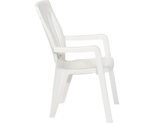 Palma Sieger stapelstoel, kunststof, wit