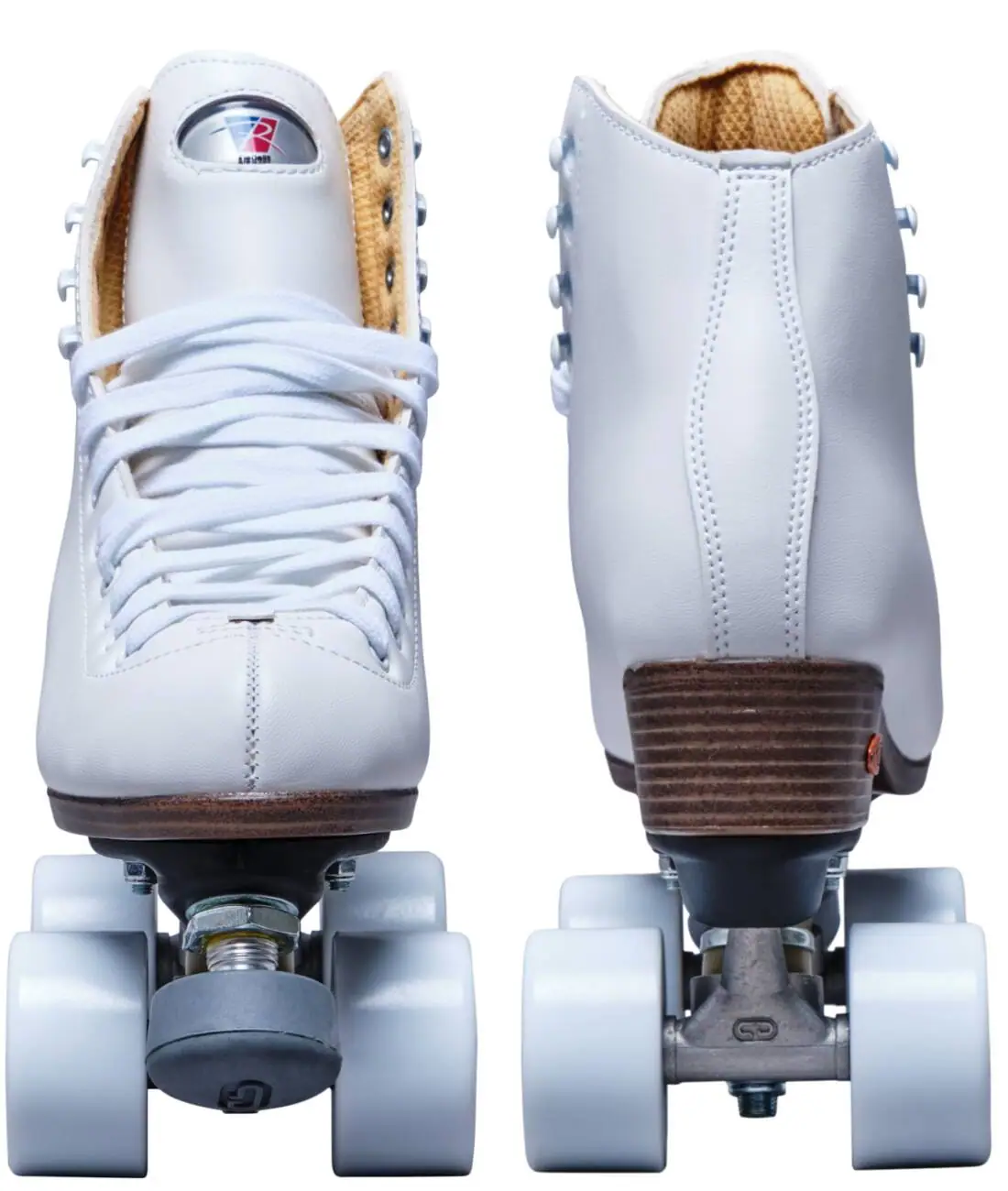 Riedell Angel Hvid Side-by-side Rulleskøjter | SkatePro