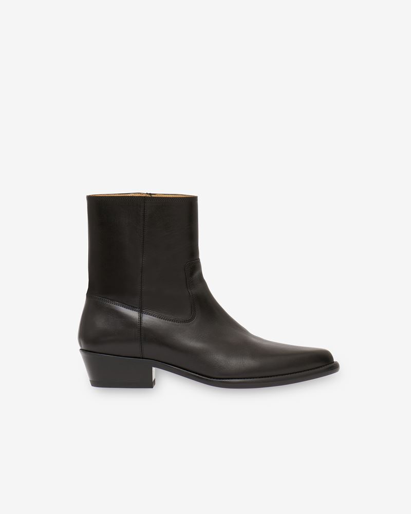 BOTTINES EN CUIR DEVACHETTE DELIX