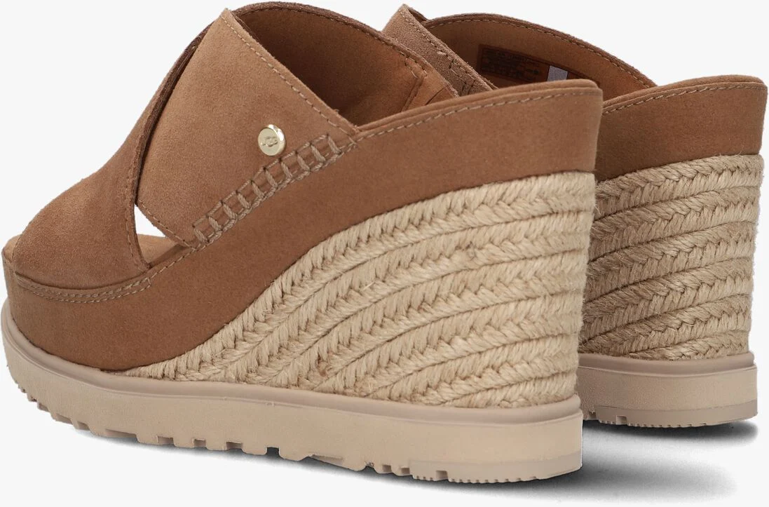 UGG cognac ugg slippers w abbot slide