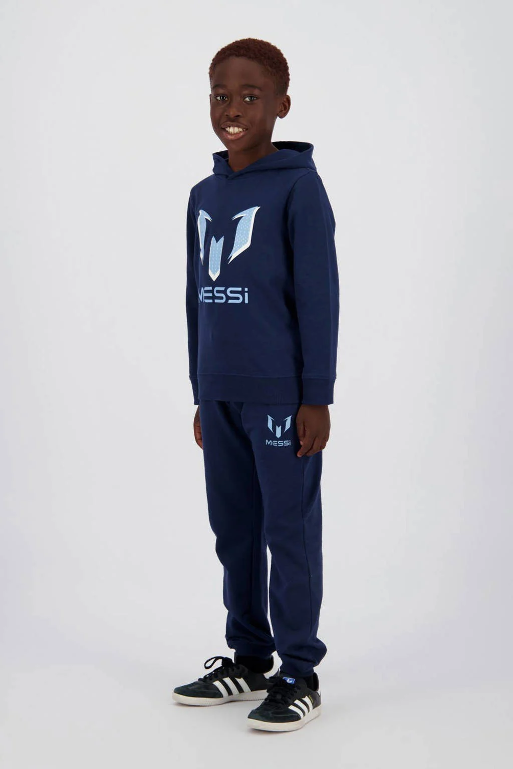 Messi hoodie + joggingbroek donkerblauw
