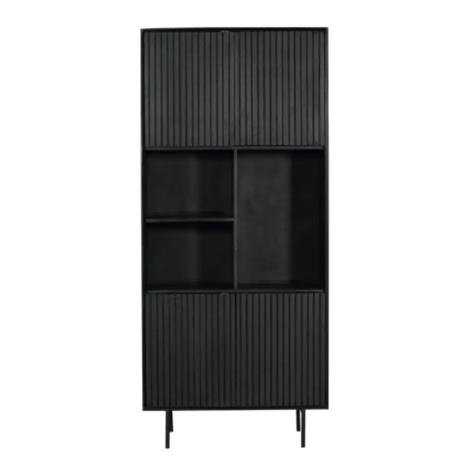 StarFurn - Vakkenkast Madison 90 cm - zwart