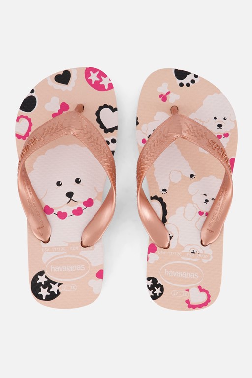 Havaianas Top Pets Slippers roze Rubber