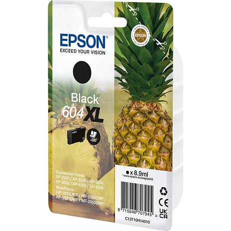 Epson T604 XL sort blæk