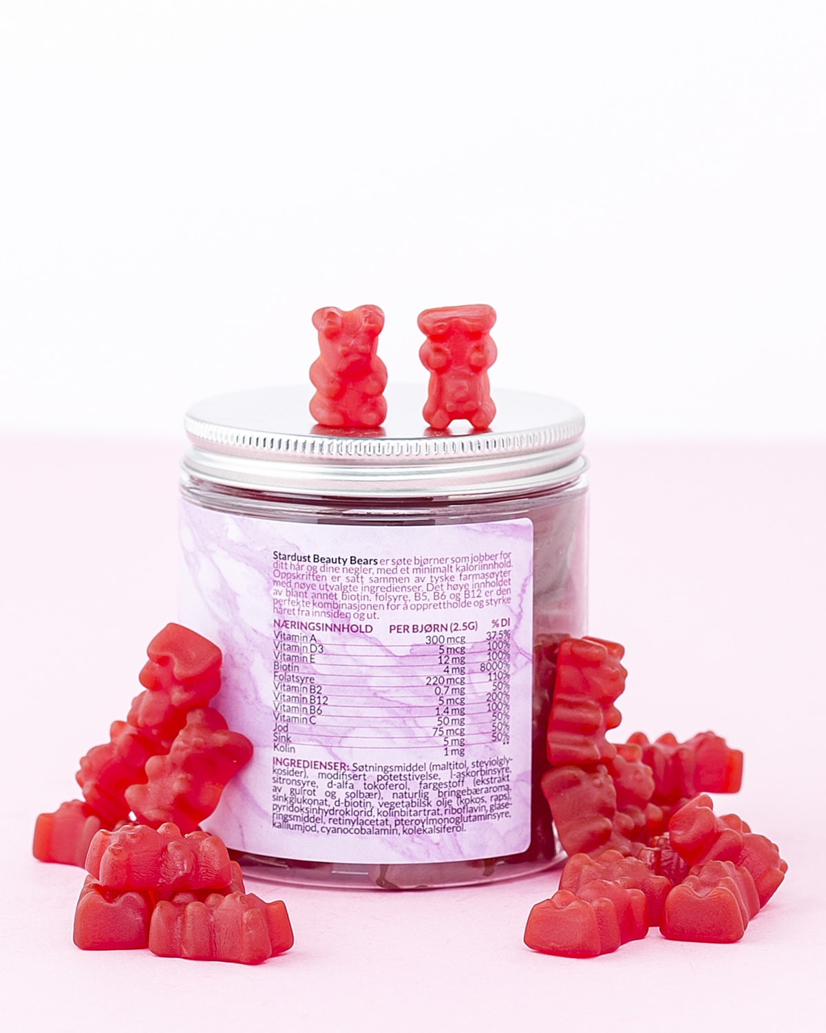 Stardust Hårvitaminer – Hair, Skin &amp; Nails Gummies (2-pack)