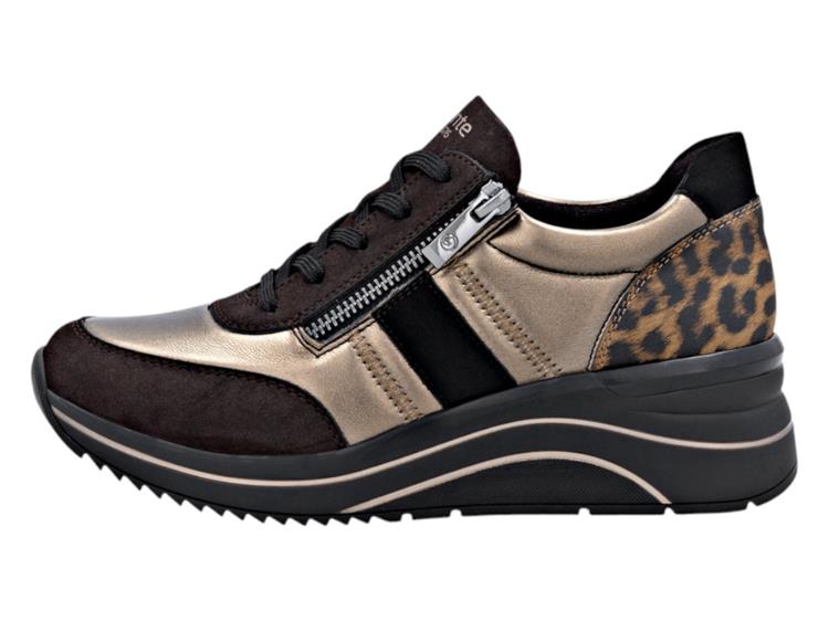 Remonte D0T09 nougat/bronze/schwarz/braun