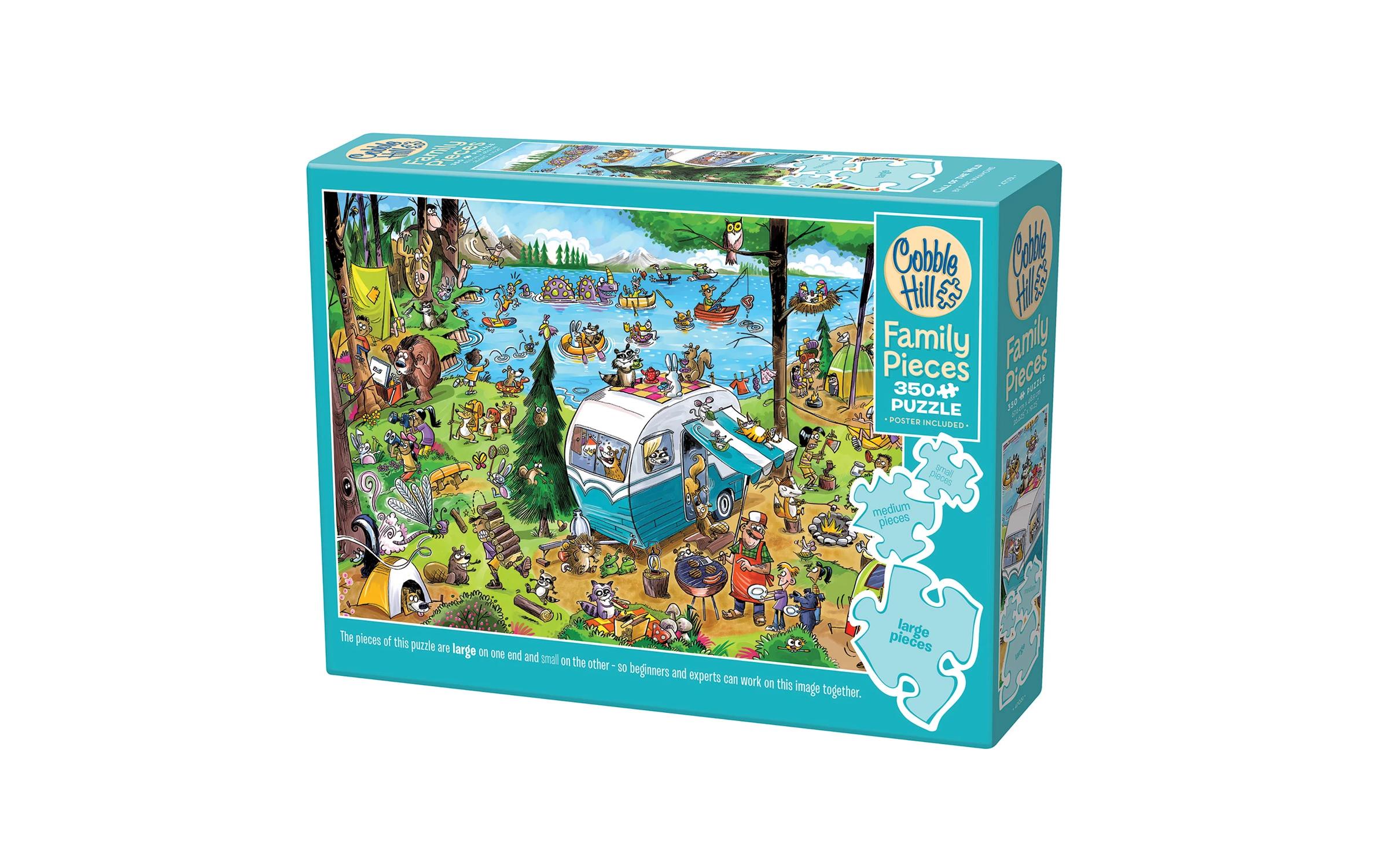 Puzzle Verrückter Campingausflug 350 TeileSpiel für die ganze Familie