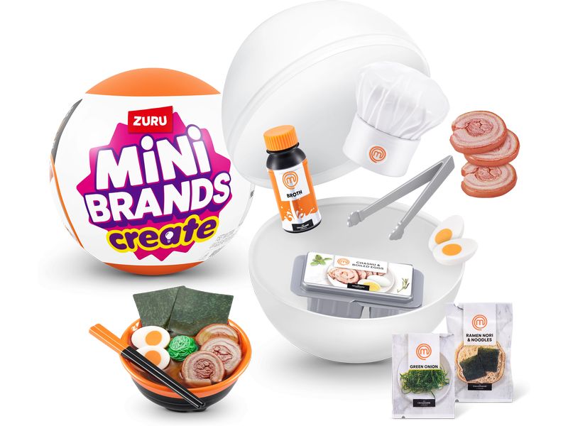 Zuru Master Chef Mini Brands Series 1 assortiert Miniaturgerichte in Überraschungsball
