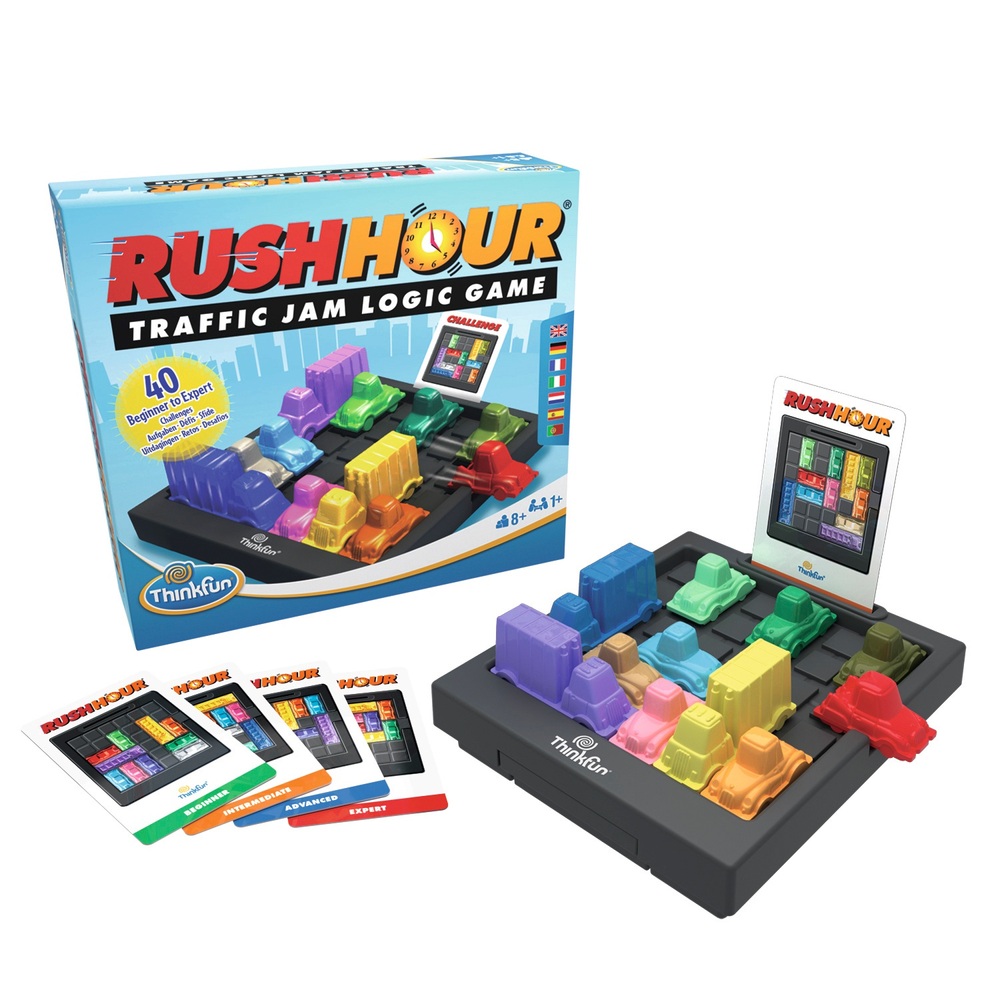 ThinkFun Logikspiel zum Verkehrsstau in der Rushhour