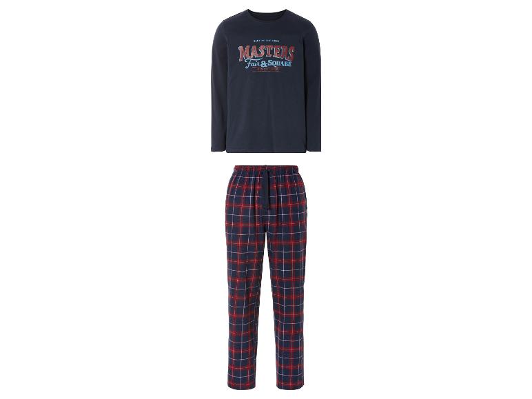 Heren flanellen pyjamabroek