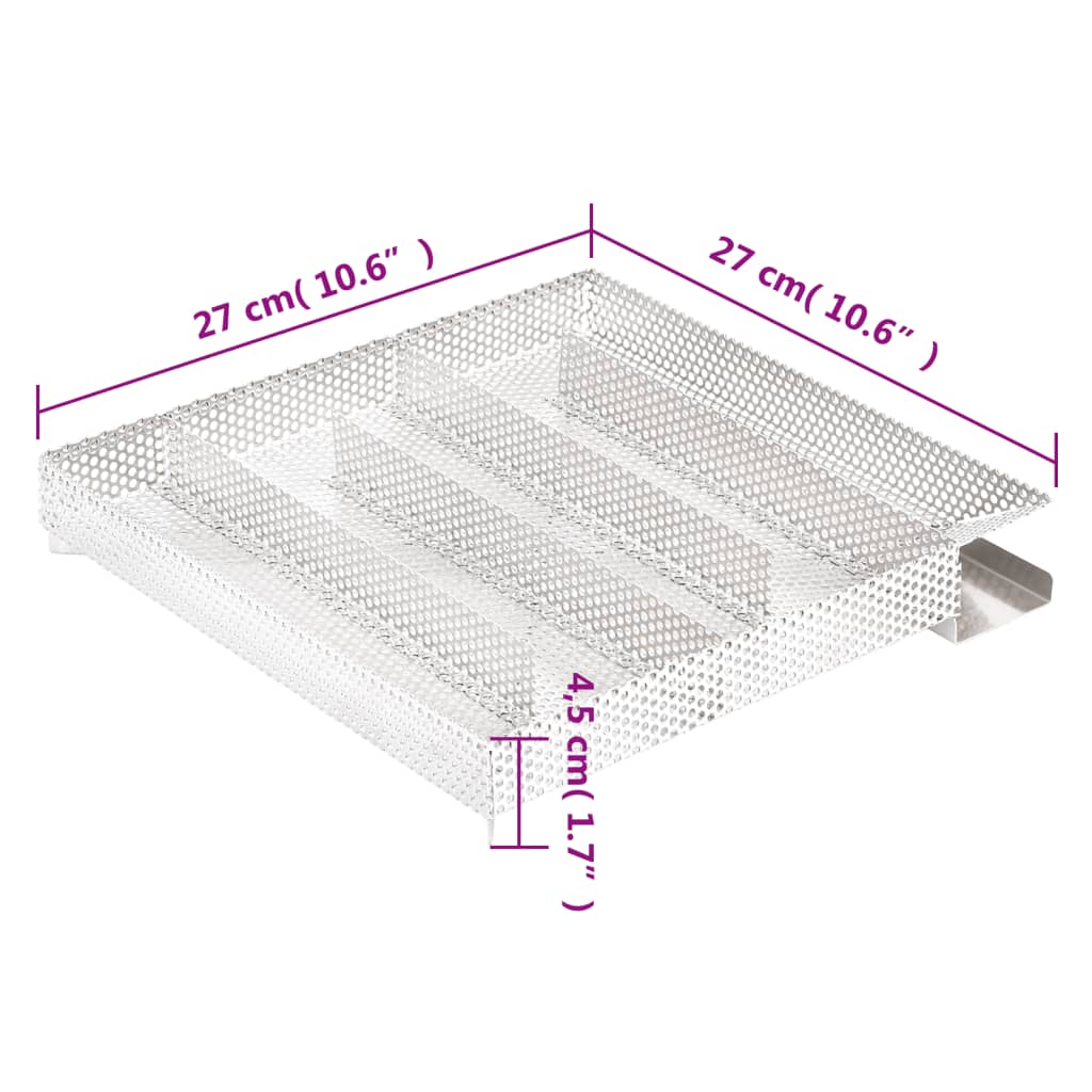 Générateur de fumée froide 5 chambres 27 cm acier inoxydable