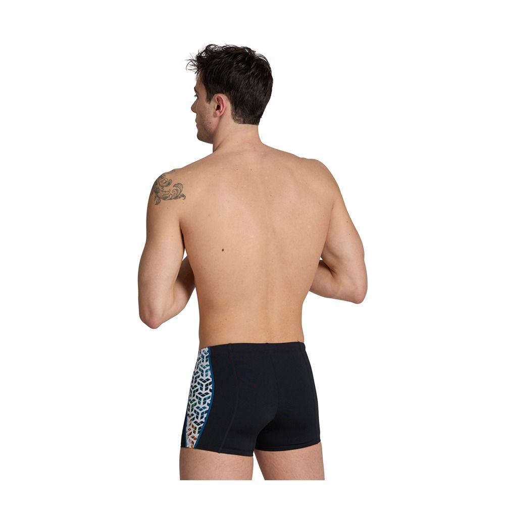 Arena PLANET WATER - Boxer de bain Homme black/white multi