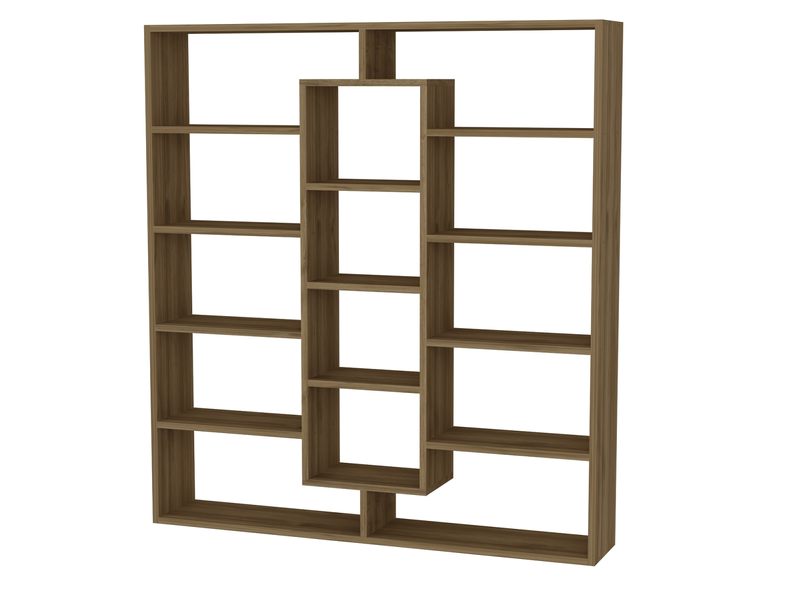 Bücherregal - Walnuss - 135,7 cm hoch