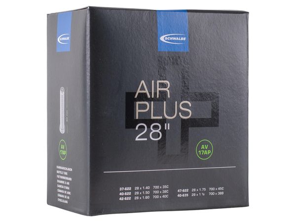 Schwalbe Air Plus Cykelslange  700x37/47C, 40mm Autoventil (AV17AP)