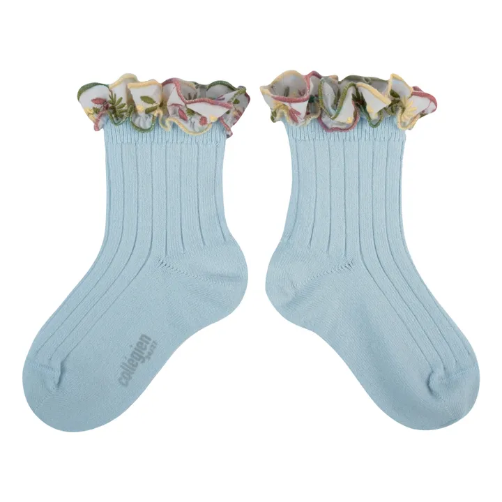 Collégien Chaussettes Anemone | Bleu Clair