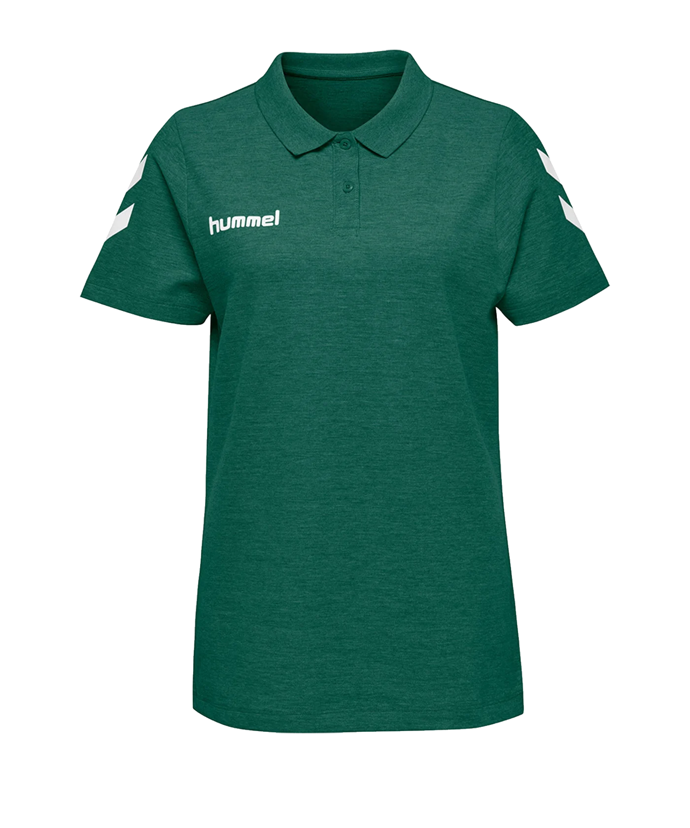 Hummel Cotton Poloshirt Damen Grün F6140