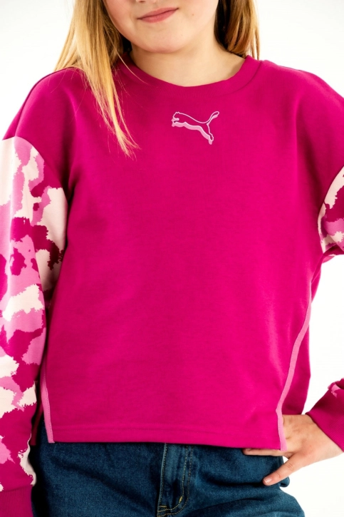 sweat puma g alpha crew 14 festival fuchsia