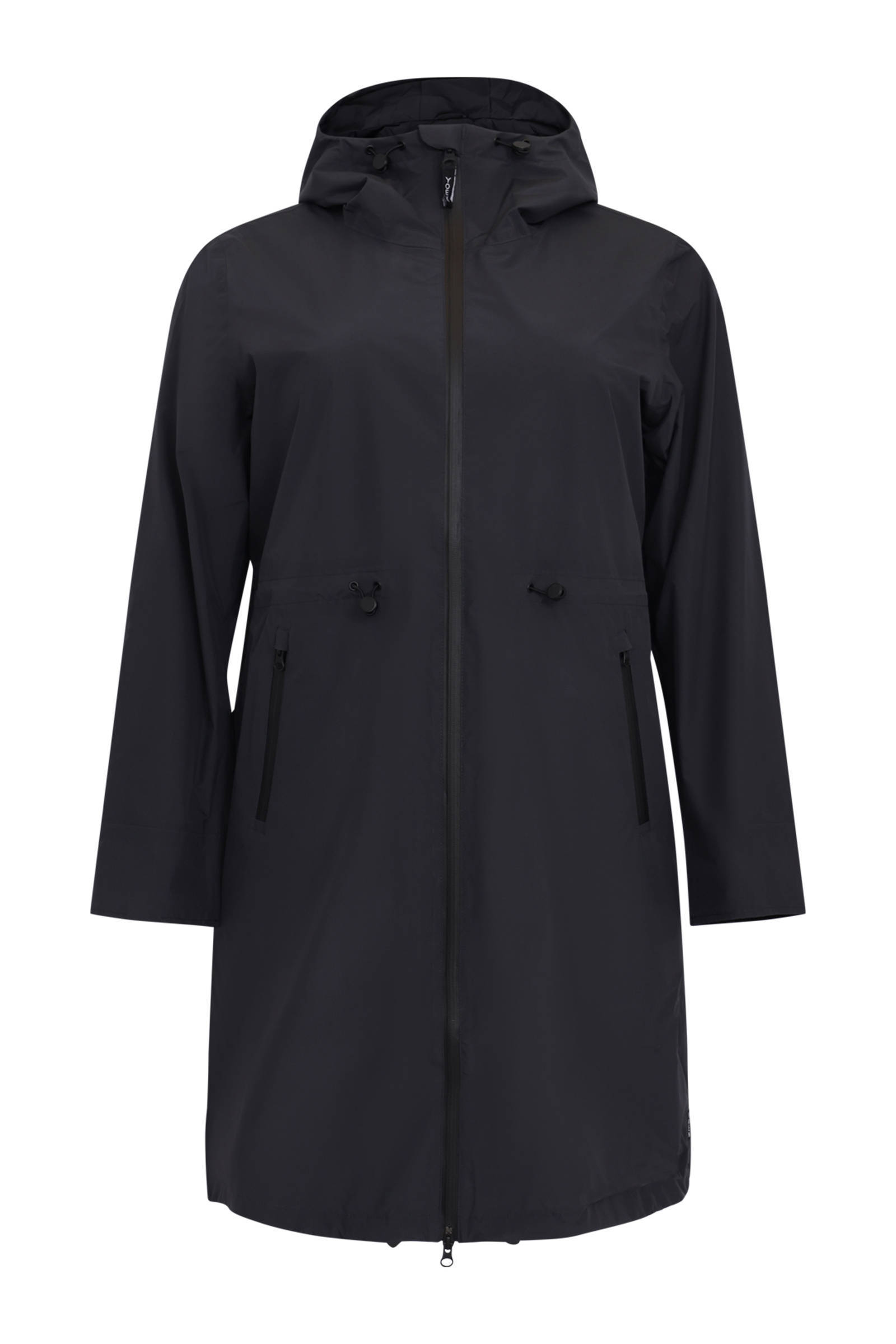 YOEK regenjas EMMA van polyester donkerblauw