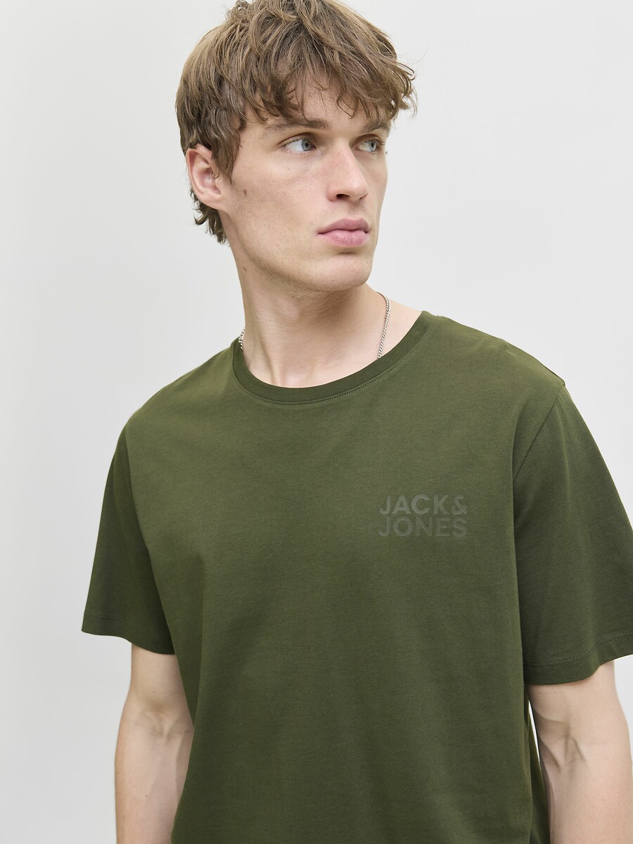 JACK & JONES<br>Logotipo pequeno da T-shirt Corp