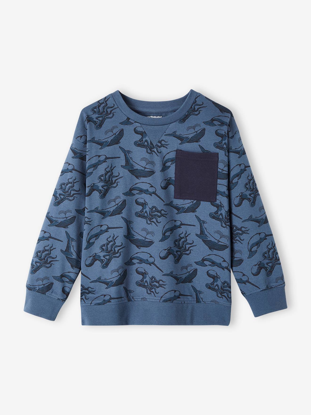 Camiseta infantil estilo moletom com estampa ocre