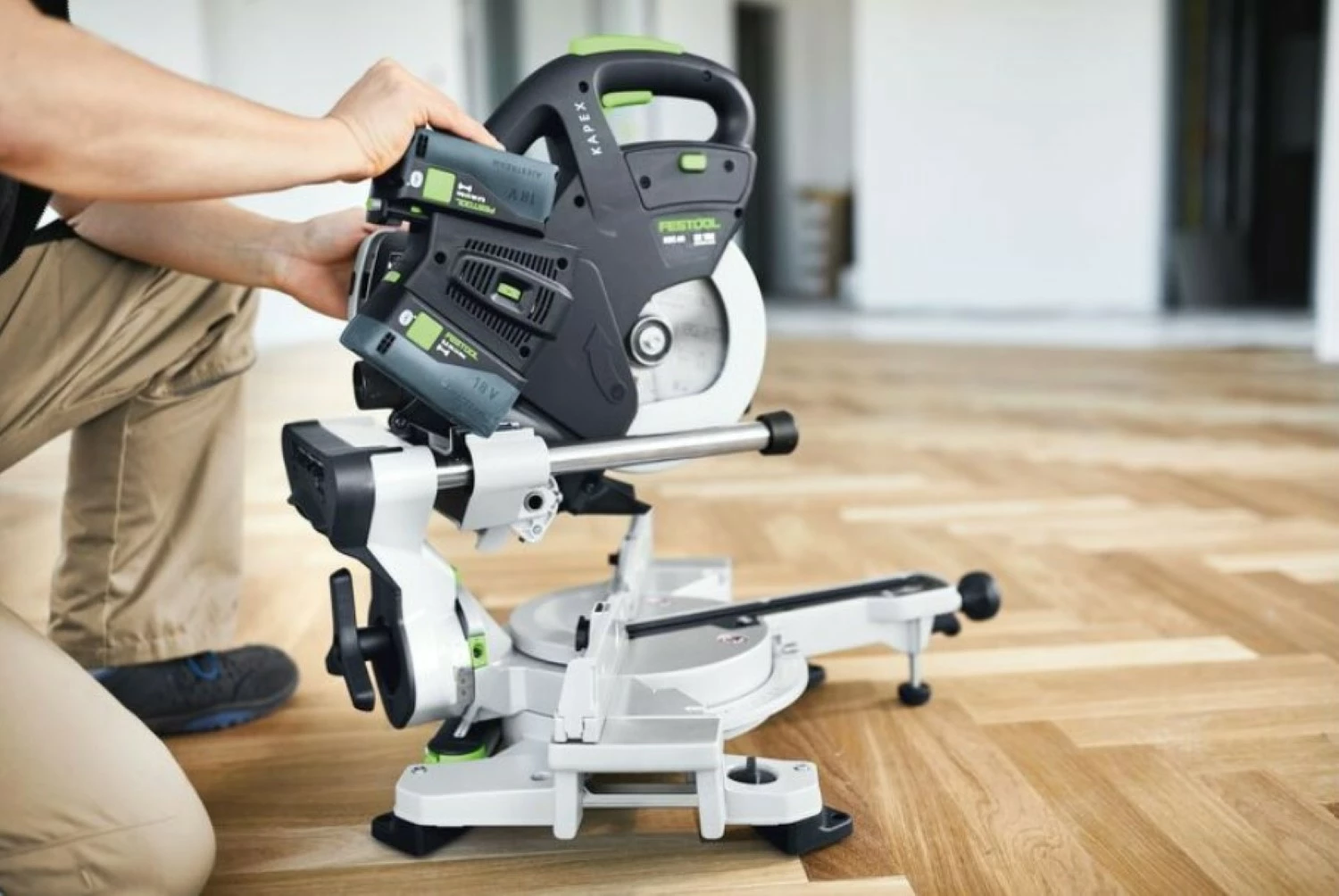 Festool KSC 60 EB-Basic KAPEX 2x18V Accu-afkortzaag body