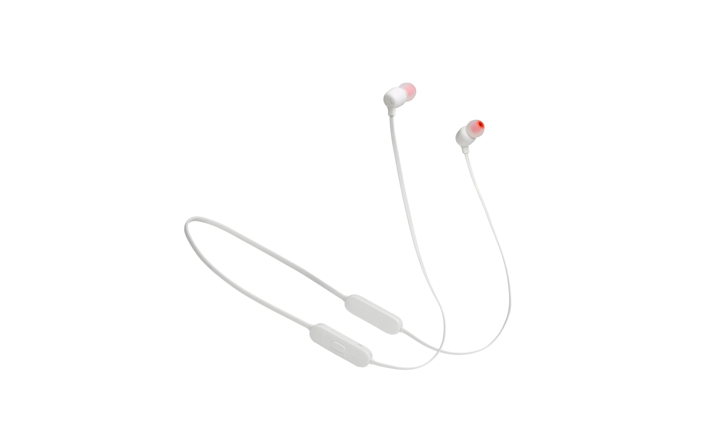 JBL wireless In-Ear-Kopfhörer »TUNE 125BT Weiss« Inline-Fernbedienung, Sprachsteuerung