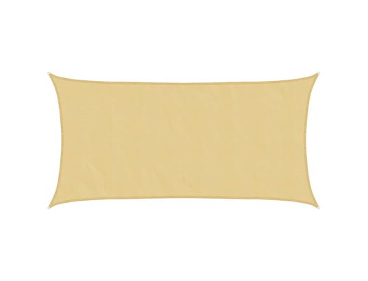 VIDAXL - Voile d'ombrage sable 4,5x2,5 m 100 % polyester oxford