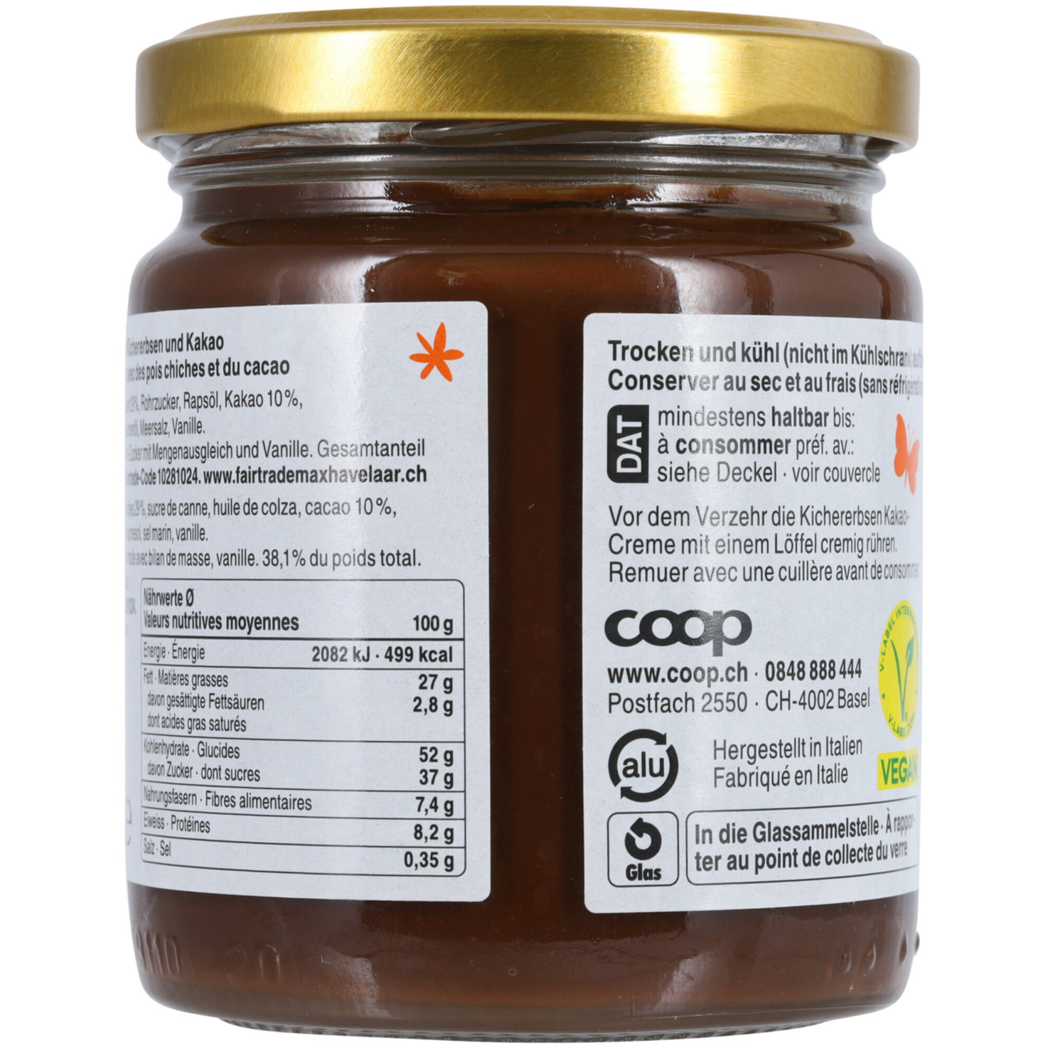 Karma Chickpea Chocolate Spread