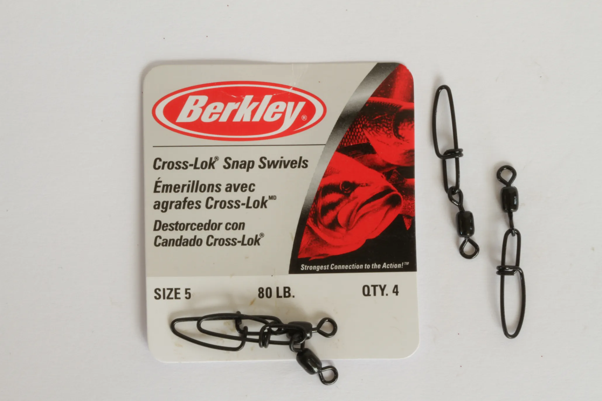 Berkley Mc Mahon Cross-Lok Snap/Swivels Size 5