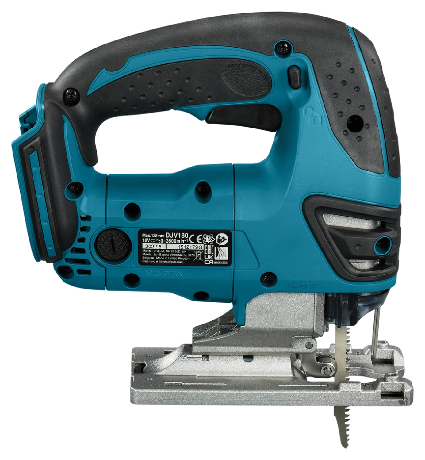Makita DJV180ZJ 18V Li-Ion Accu decoupeerzaag body in Mbox - D-greep - variabel