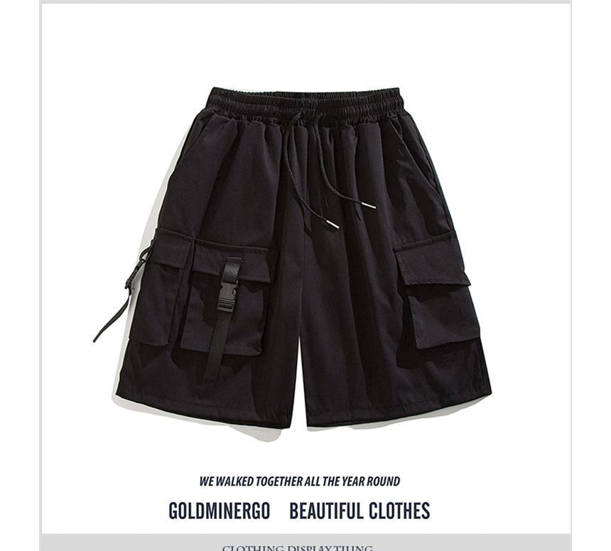 Yelmenor - Cargoshorts met trekkoordtaille en losse pasvorm