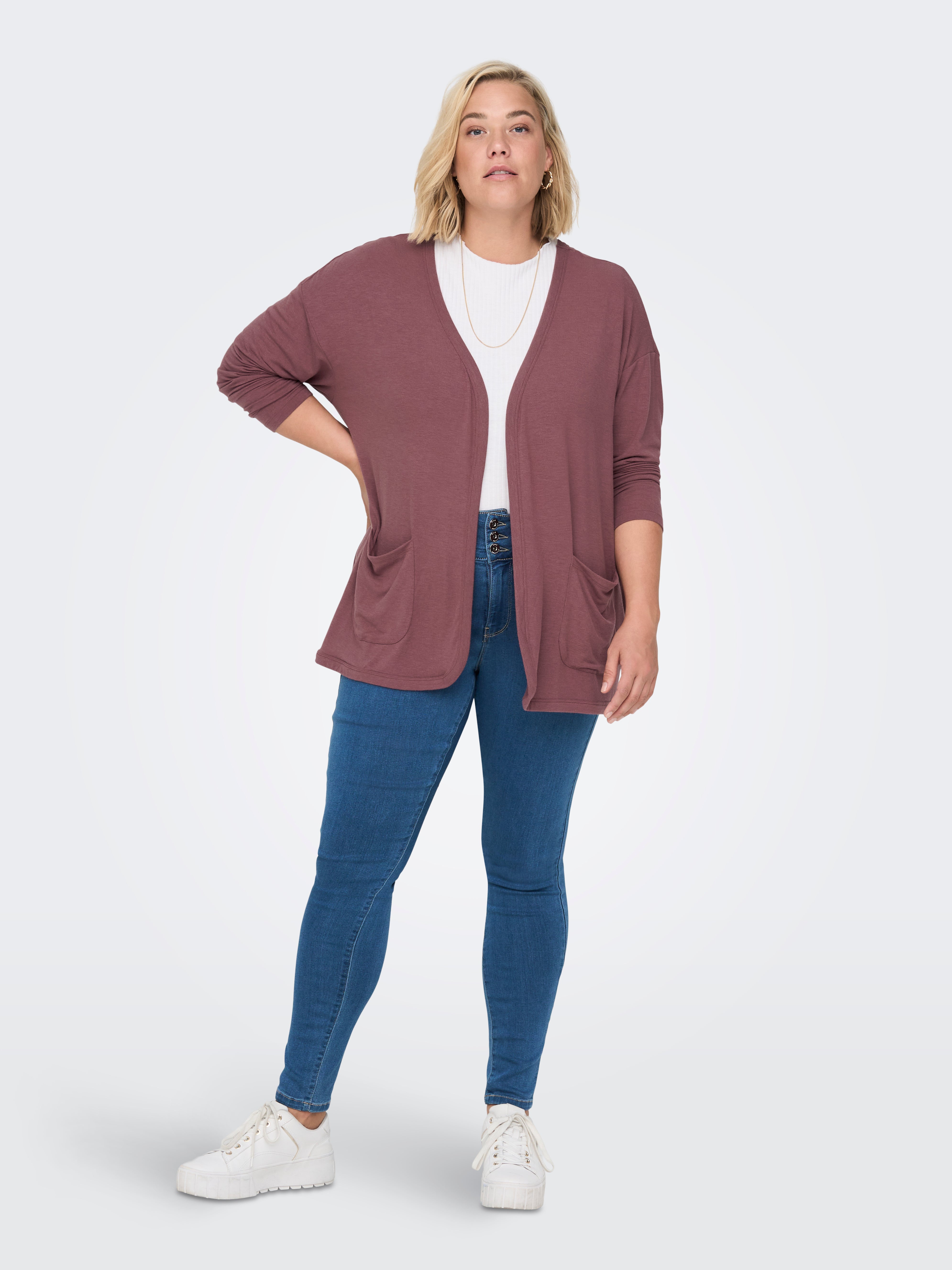 CARLAMOUR Strickjacke Rose Brown