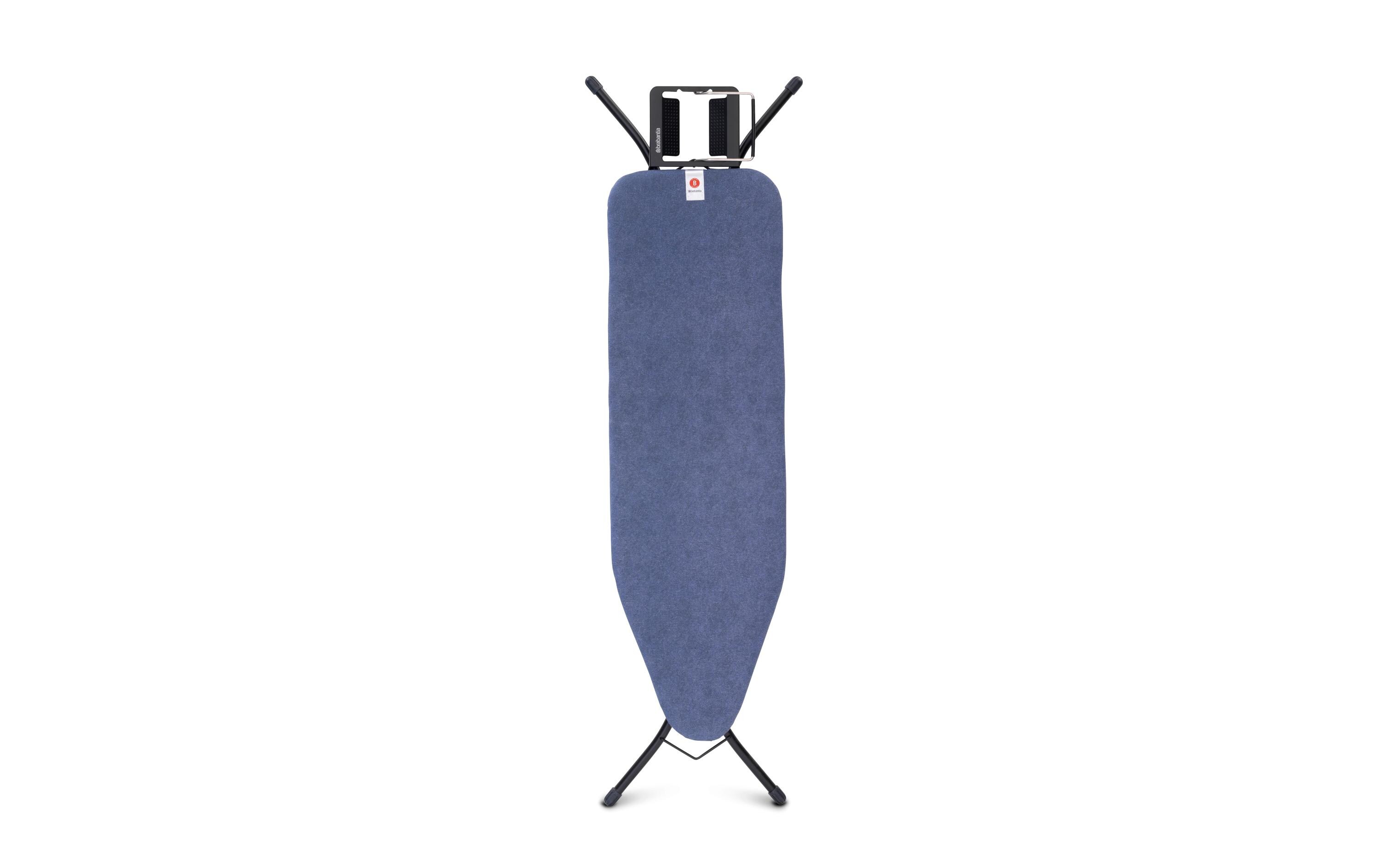 Bügeltisch mit Dampfbügeleisenablage Blue DenimBügelbrett B, 124 cm x 38 cm