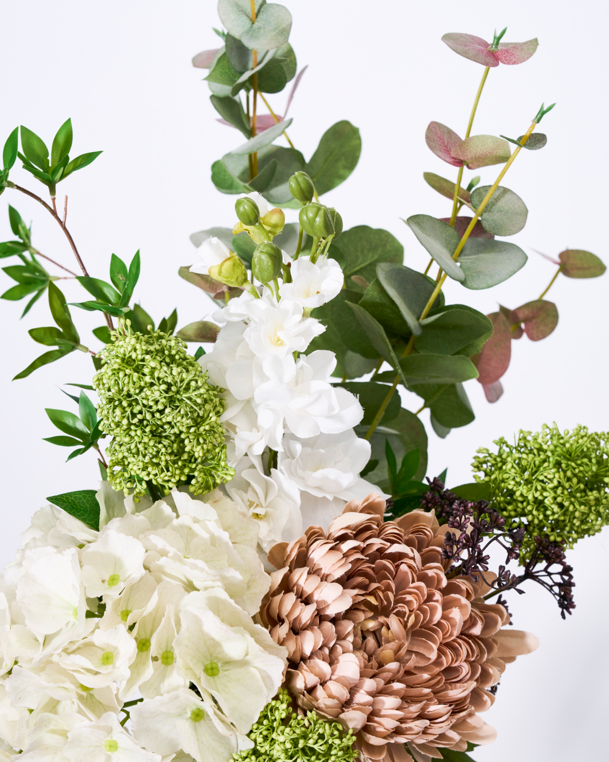 Kunstboeket wild cream
