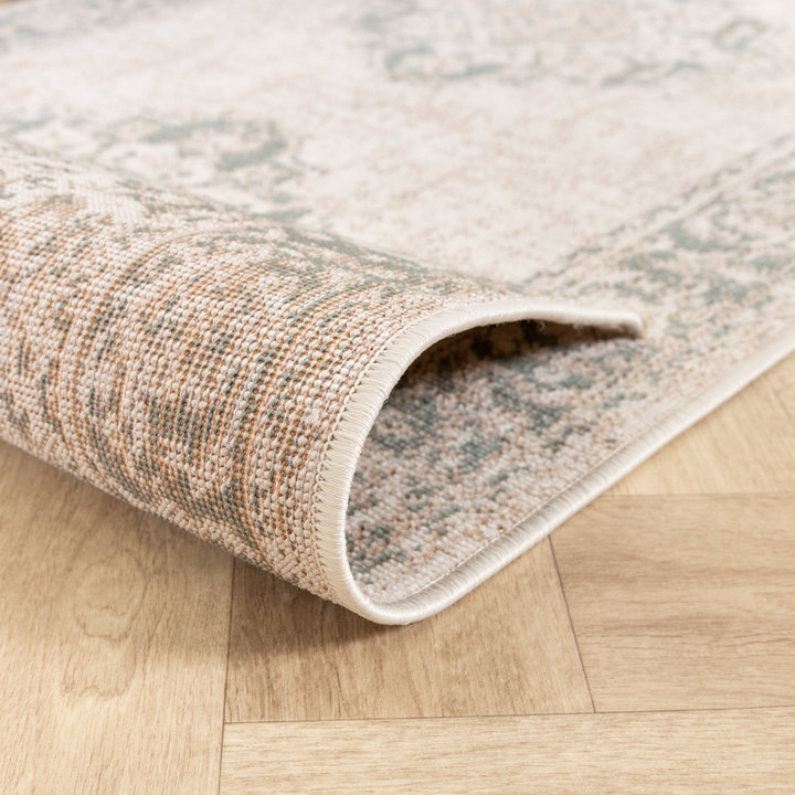Vintage loper - Spring Medaillon Creme/Groen