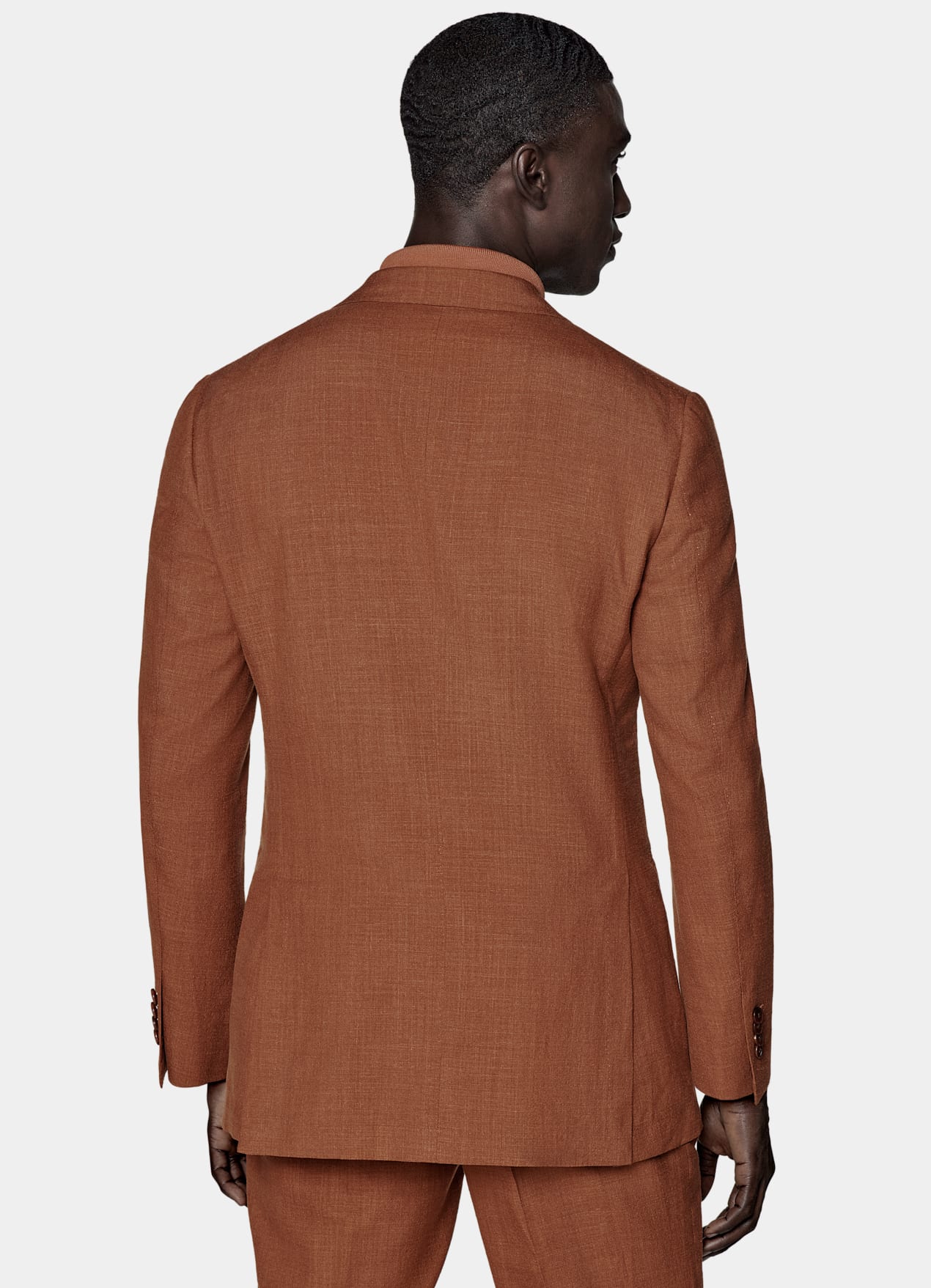 Costume Havana coupe Tailored orange foncé