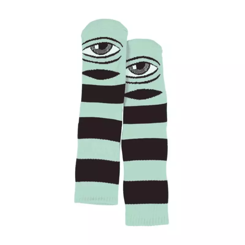 Chaussette TOY MACHINE sect eye big stripe mint
