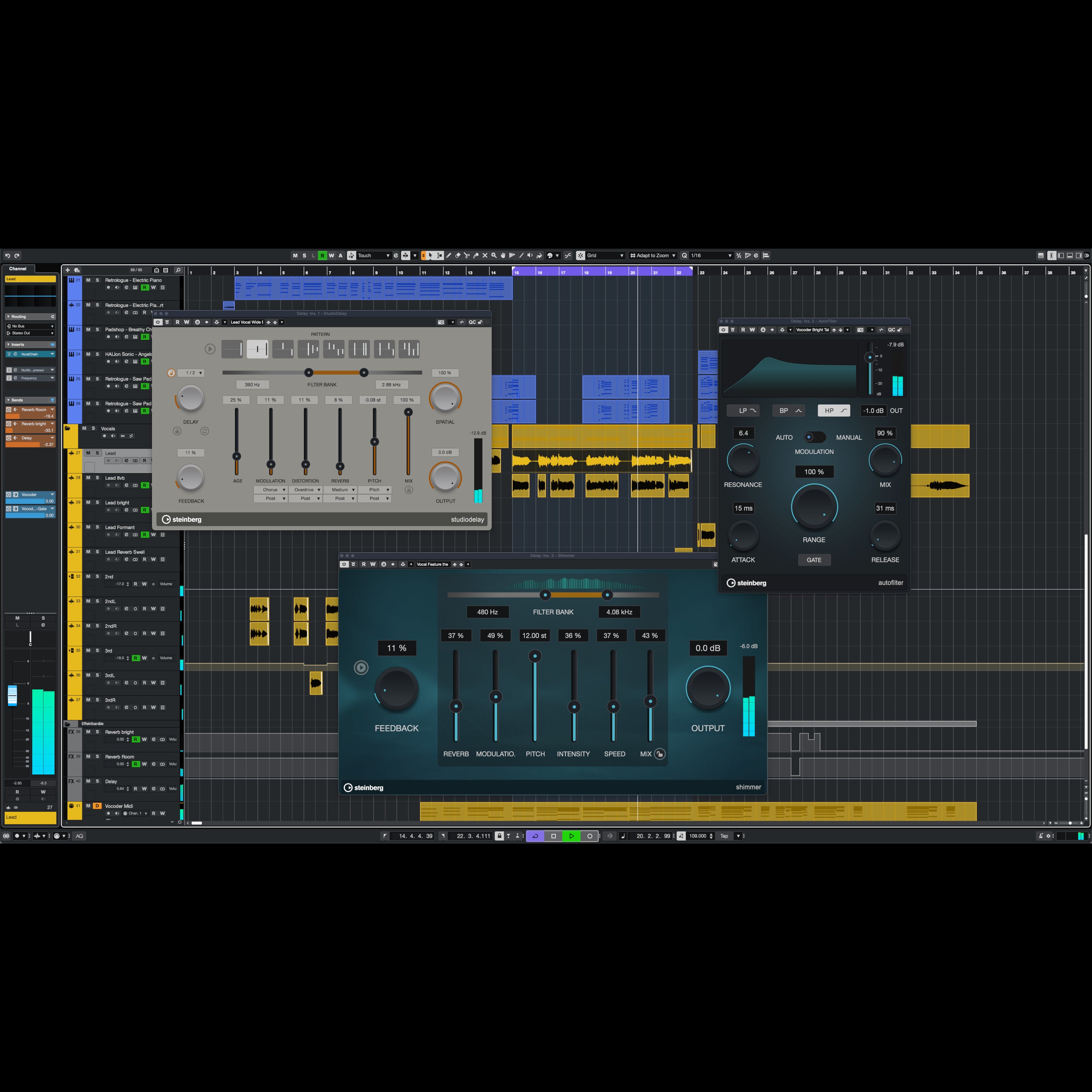 Steinberg Cubase Artist 14 Upgrade van LE 12-14 (download)