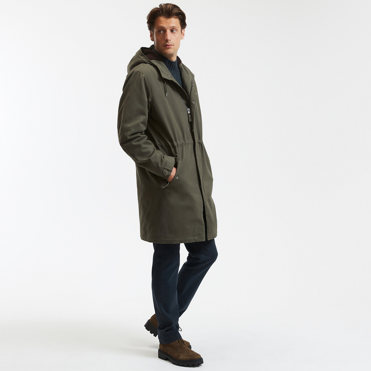 COLEÇÕES LA REDOUTE<br>Cuecas chino regulares, Assinatura FRANÇOIS