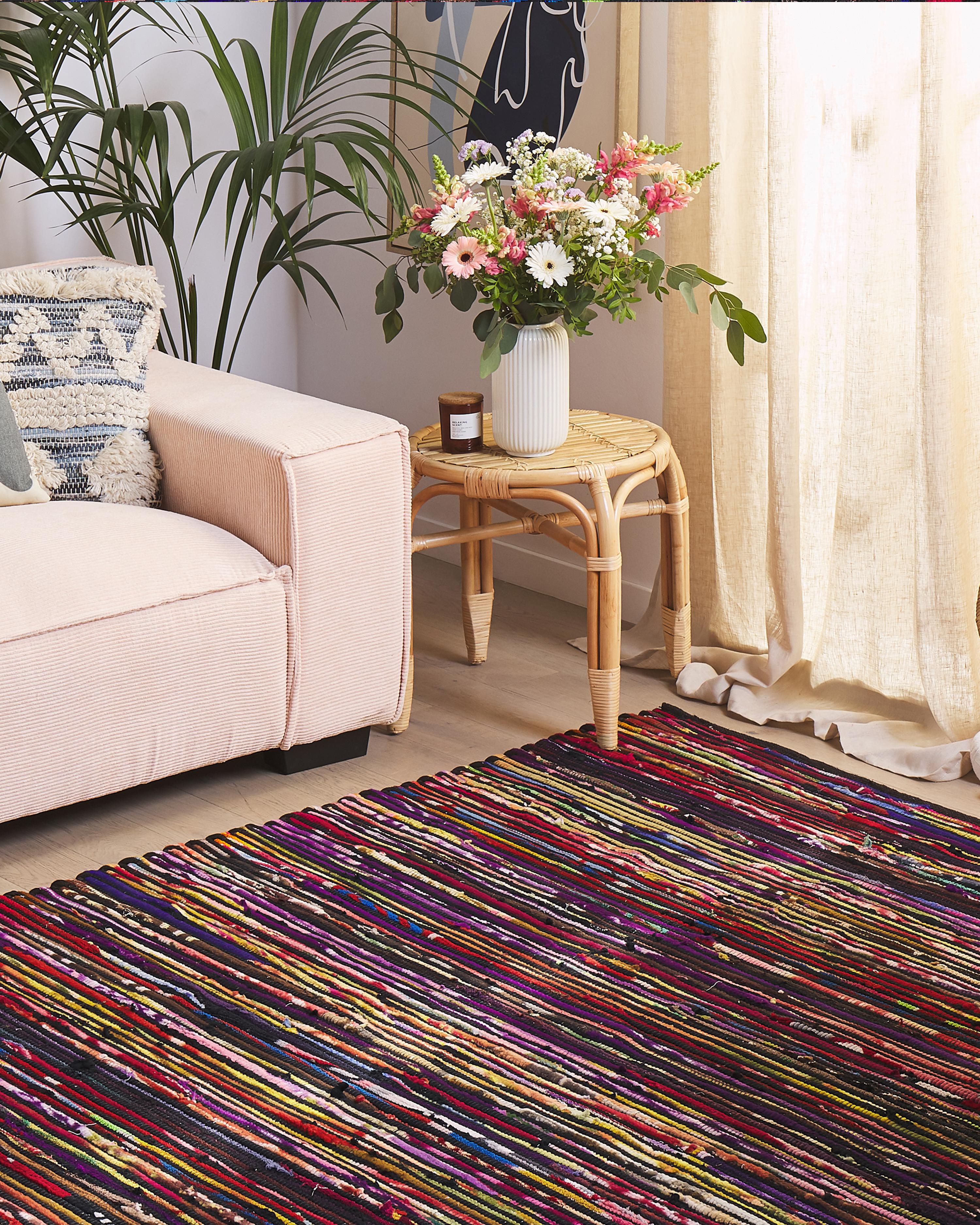 Vloerkleed BARTIN Zwart 160 x 230 cm