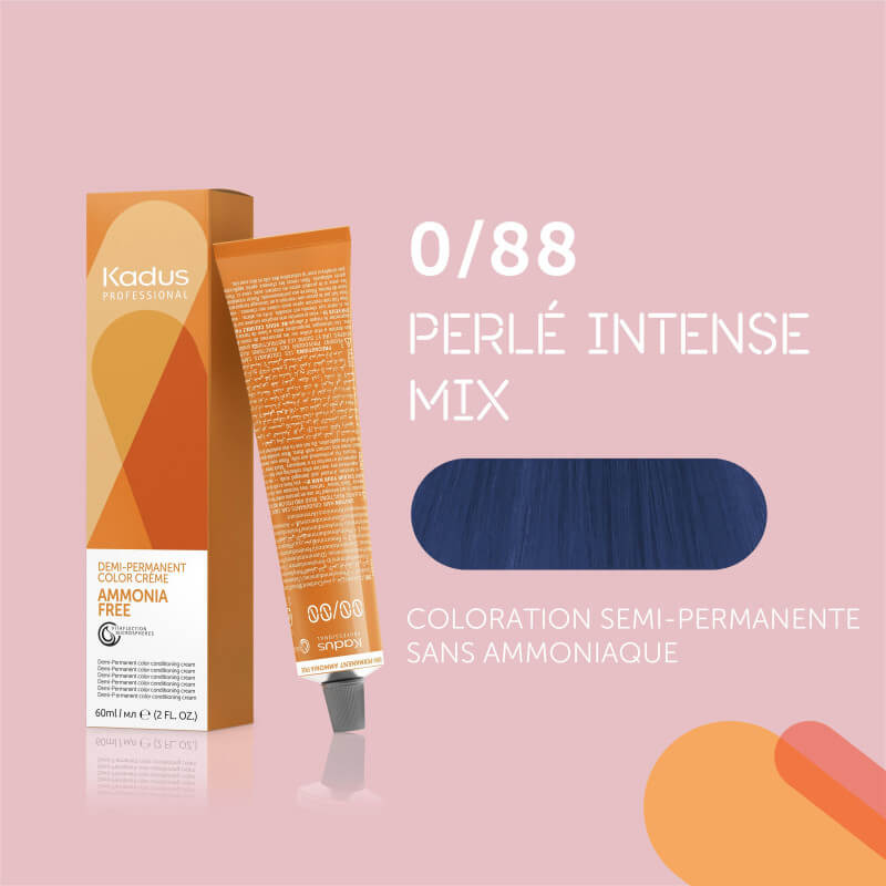Coloration semi-permanente sans ammoniaque 0/88 perlé intense mix Kadus 60ML